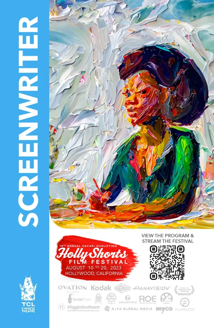The 2023 Screenwriter badge.