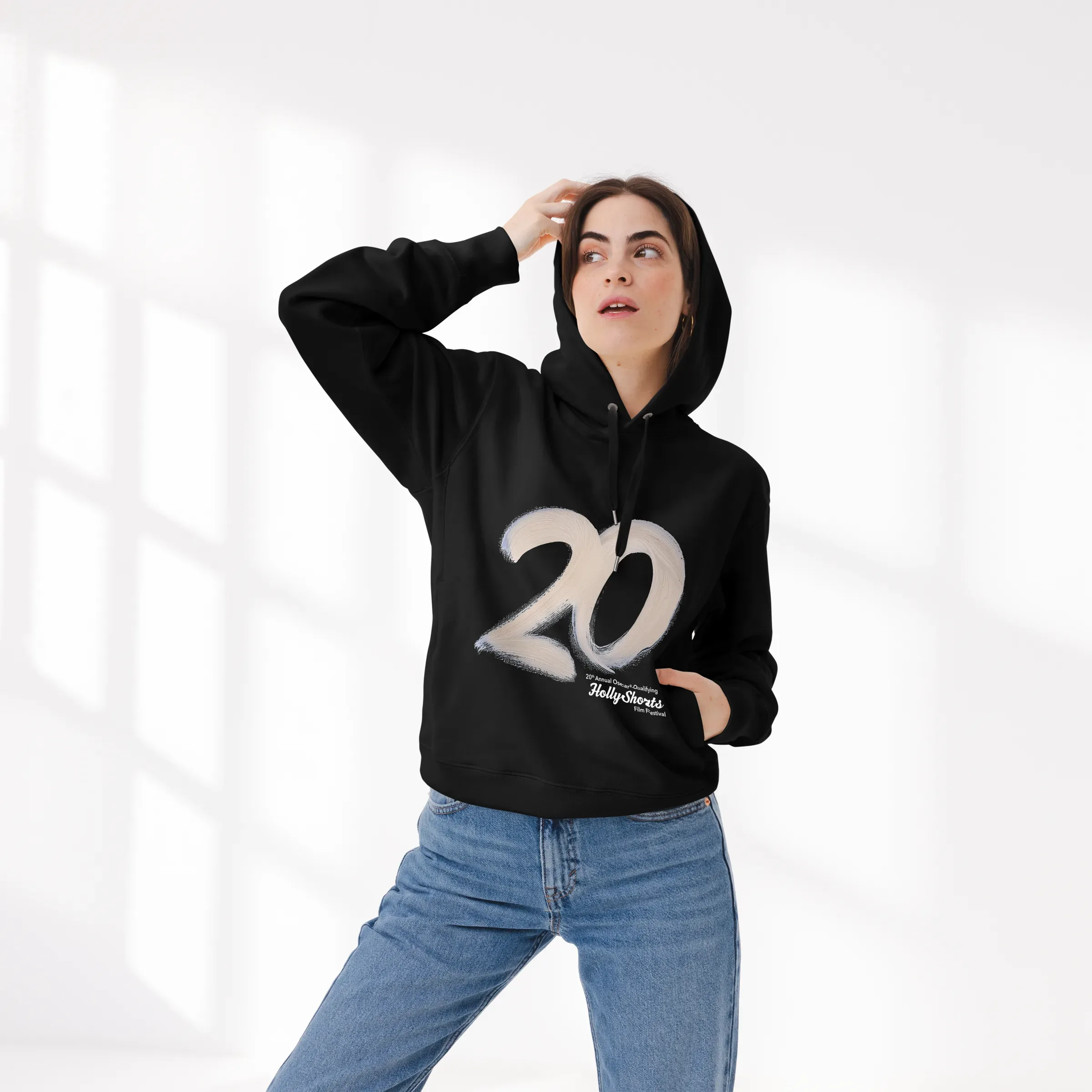 The anniversary hoodie, front.