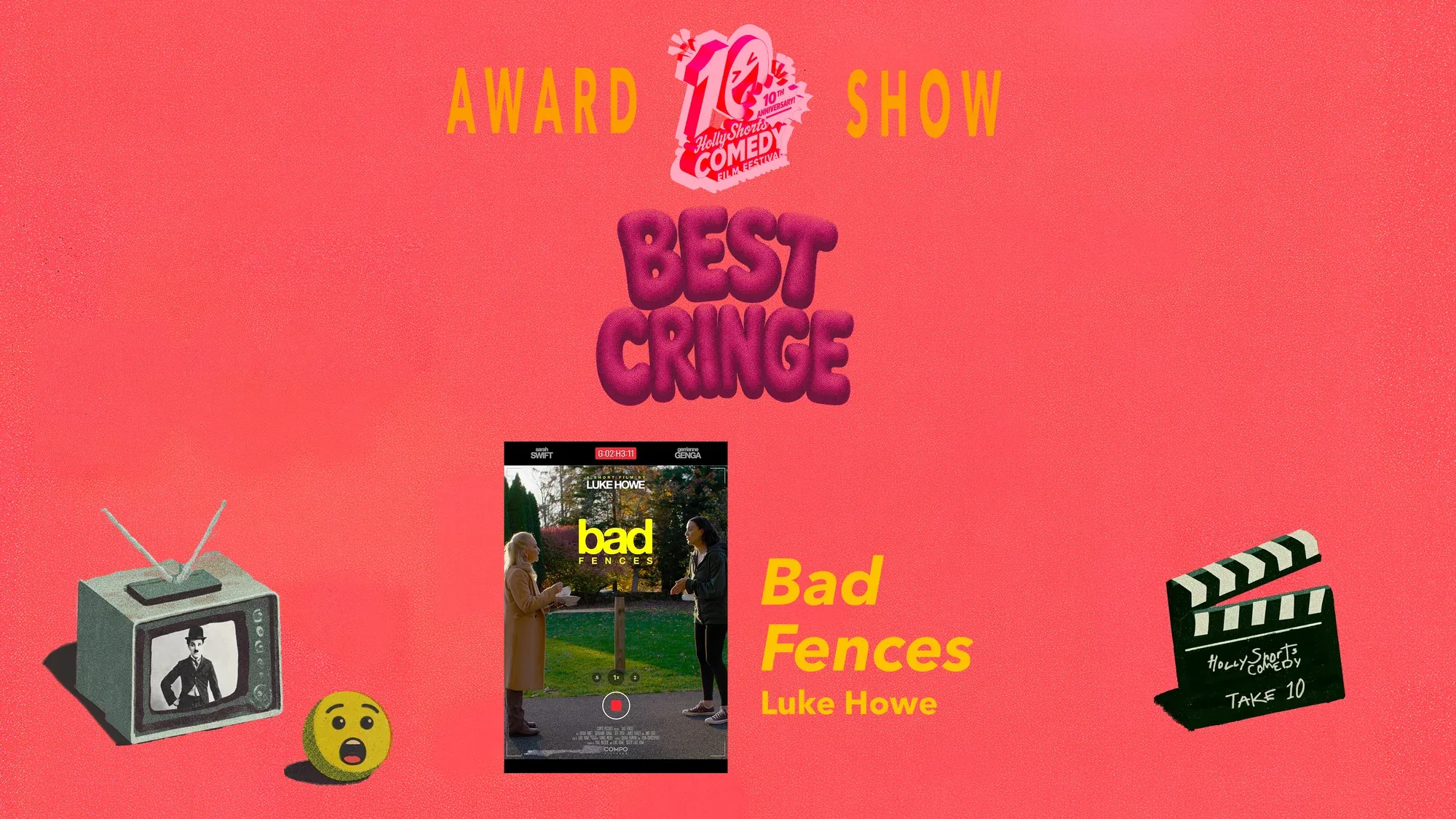 Award show slide: Best Cringe.