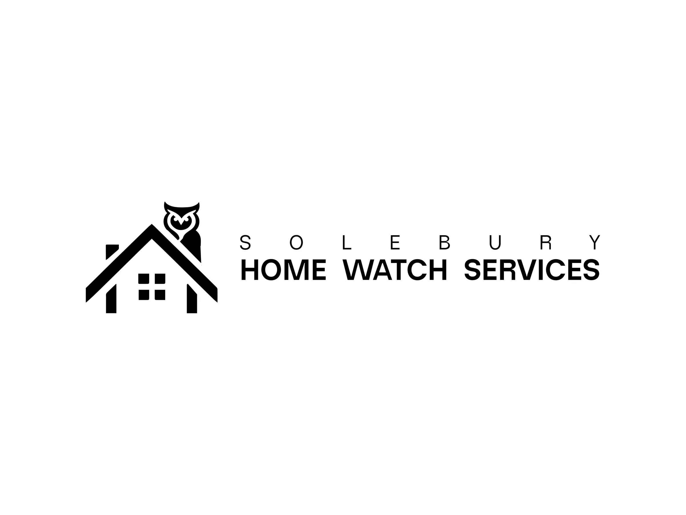 The logo on one line, in black.