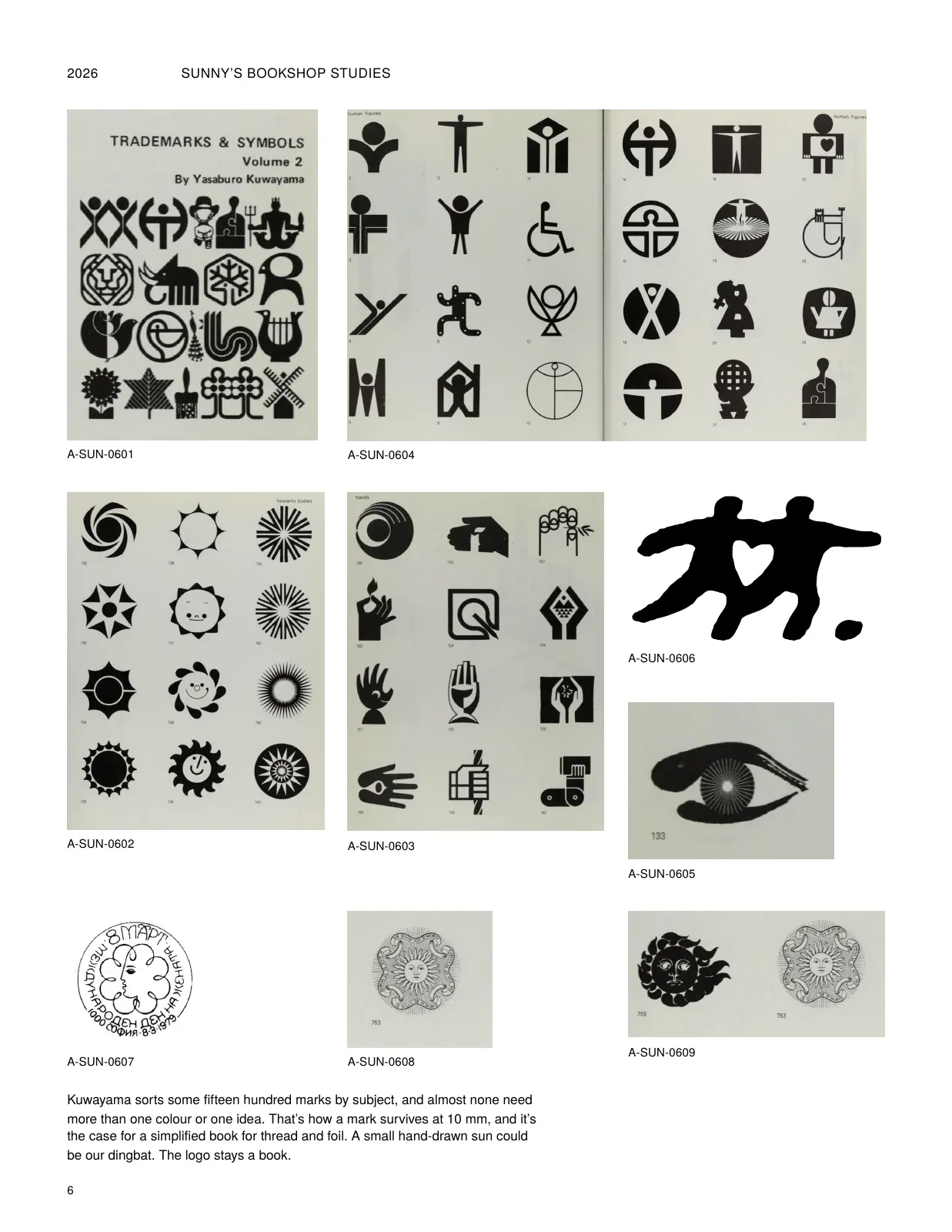 The studies, page 6: Trademarks & symbols.