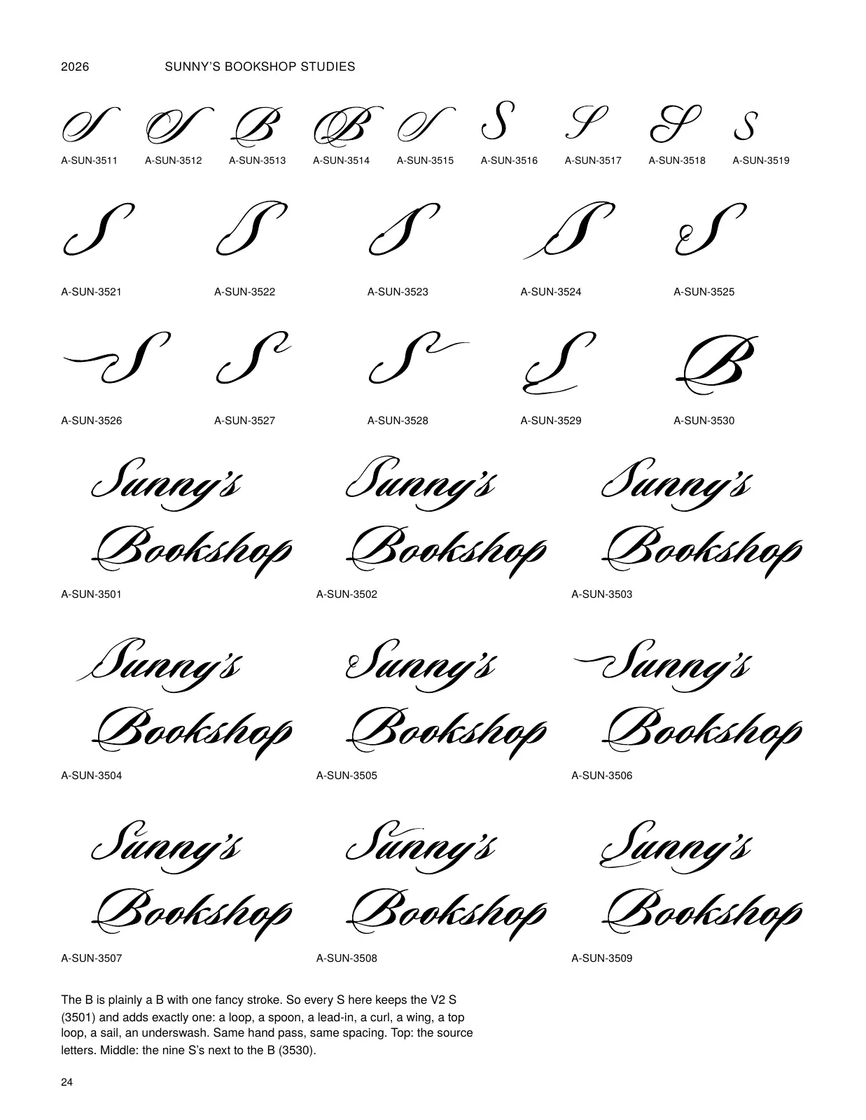 The studies, page 24: The S.