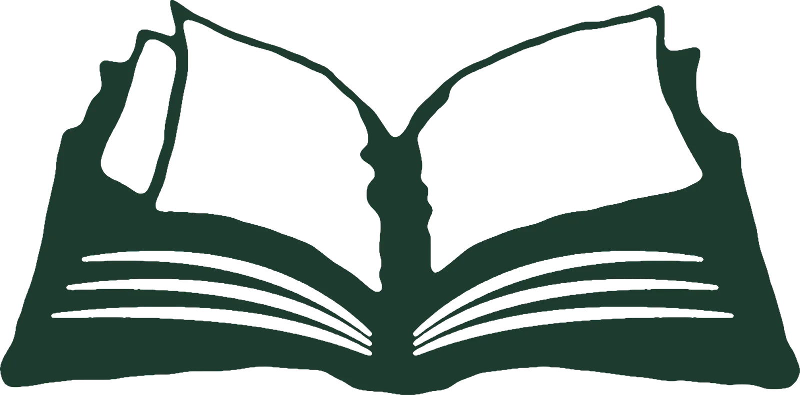 The book, digital: the flat book, its pages solid.