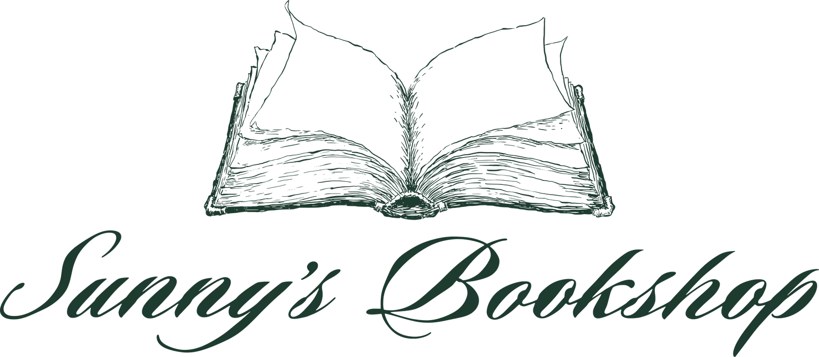 The book over the signature.